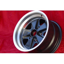 1 wheel Fuchs 8x15 5x130 Porsche 911 -1989 944 -1986 matt black/diamond cut