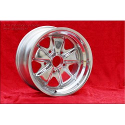 1 cerchio Fuchs 8x15 5x130 Porsche 911 -1989 944 -1986 fully polished