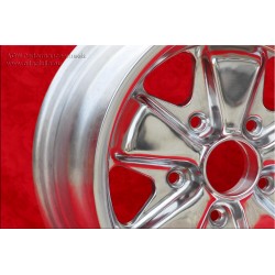 1 cerchio Fuchs 8x15 5x130 Porsche 911 -1989 944 -1986 fully polished