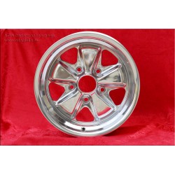 1 cerchio Fuchs 8x15 5x130 Porsche 911 -1989 944 -1986 fully polished