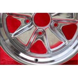 1 cerchio Fuchs 8x15 5x130 Porsche 911 -1989 944 -1986 fully polished