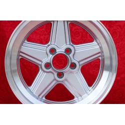 1 cerchio Penta 9x17 5x112 Mercedes w107 w108 w109 w116 w123 w126 silver/diamond cut