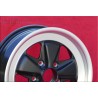 1 cerchio Fuchs 6x16 5x130 Porsche 911 -1989 914-6 matt black/diamond cut