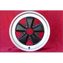 1 wheel Fuchs 6x16 5x130 Porsche 911 -1989 914-6 matt black/diamond cut