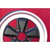 1 wheel Fuchs 6x16 5x130 Porsche 911 -1989 914-6 matt black/diamond cut