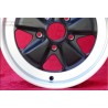 1 wheel Fuchs 6x16 5x130 Porsche 911 -1989 914-6 matt black/diamond cut