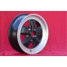 1 cerchio Fuchs 6x16 5x130 Porsche 911 -1989 914-6 matt black/diamond cut