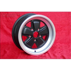 1 wheel Fuchs 7x16 5x130 Porsche 911 -1989 914-6 944 -1986 turbo -1989 matt black/diamond cut