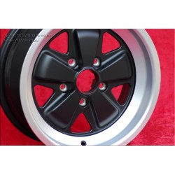 1 wheel Fuchs 7x16 5x130 Porsche 911 -1989 914-6 944 -1986 turbo -1989 matt black/diamond cut