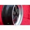 1 jante Fuchs 7x16 5x130 Porsche 911 -1989 914-6 944 -1986 turbo -1989 matt black/diamond cut