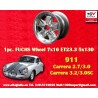 1 wheel Fuchs 7x16 5x130 Porsche 911 -1989 914-6 944 -1986 turbo -1989 fully polished