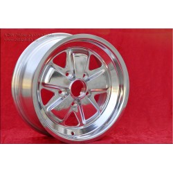 1 wheel Fuchs 7x16 5x130 Porsche 911 -1989 914-6 944 -1986 turbo -1989 fully polished