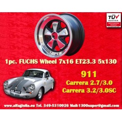 1 cerchio Fuchs 7x16 5x130 Porsche 911 -1989 914-6 944 -1986 turbo -1989 RSR style