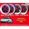 4 wheels Fuchs 6x16 + 7x16 5x130 Porsche 911 -1989 914-6