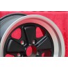 1 wheel Fuchs 8x16 5x130 Porsche 911 SC Carrera -1989 944 -1986 turbo -1989  matt black/diamond cut