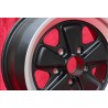 1 wheel Fuchs 8x16 5x130 Porsche 911 SC Carrera -1989 944 -1986 turbo -1989  matt black/diamond cut