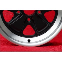 1 wheel Fuchs 8x16 5x130 Porsche 911 SC Carrera -1989 944 -1986 turbo -1989  matt black/diamond cut