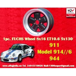 1 wheel Fuchs 8x16 5x130...