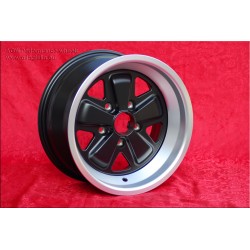 1 wheel Fuchs 8x16 5x130 Porsche 911 SC Carrera -1989 turbo -1987 matt black/diamond cut