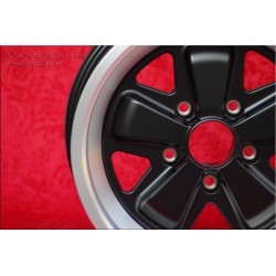 1 wheel Fuchs 8x16 5x130 Porsche 911 SC Carrera -1989 turbo -1987 matt black/diamond cut