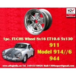 1 wheel Fuchs 8x16 5x130...