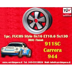 1 Felge Fuchs 8x16 5x130 Porsche 911 SC Carrera -1989 turbo -1987 anodized look