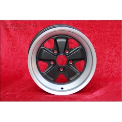 1 wheel Fuchs 9x16 5x130 Porsche 911 SC Carrera -1989 turbo -1989 matt black/diamond cut