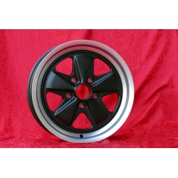 1 wheel Fuchs 7x17 5x130 Porsche 911 -1989 914-6 944 -1986 turbo -1989 matt black/diamond cut