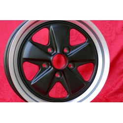 1 wheel Fuchs 7x17 5x130 Porsche 911 -1989 914-6 944 -1986 turbo -1989 matt black/diamond cut