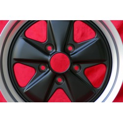 1 wheel Fuchs 7x17 5x130 Porsche 911 -1989 914-6 944 -1986 turbo -1989 matt black/diamond cut