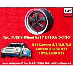 1 wheel Fuchs 8x17 5x130...