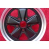 1 wheel Fuchs 8x17 5x130 Porsche 911 SC Carrera -1989 turbo -1987 matt black/diamond cut