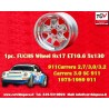 1 wheel Fuchs 8x17 5x130 Porsche 911 SC Carrera -1989 turbo -1987 fully polished