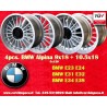 4 cerchi Alpina 9x18 + 10.5x18 5x120 BMW serie 5 E34 serie 6 E24 serie 7 E23 E32 8 E31