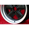 1 wheel Fuchs 9x17 5x130 Porsche 911 SC Carrera -1989 turbo -1987 matt black/diamond cut