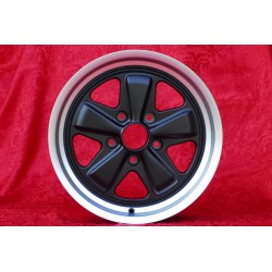 1 wheel Fuchs 9x17 5x130 Porsche 944 1987- 944S 944S2 968 928 964 993 996 Boxster 986 rear matt black/diamond cut