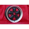 1 Felge Fuchs 9x17 5x130 Porsche 944 1987- 944S 944S2 968 928 964 993 996 Boxster 986 rear matt black/diamond cut