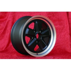 1 cerchio Fuchs 9x17 5x130 Porsche 944 1987- 944S 944S2 968 928 964 993 996 Boxster 986 rear matt black/diamond cut