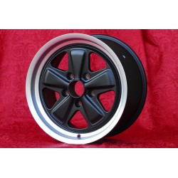 1 wheel Fuchs 9x17 5x130 Porsche 944 1987- 944S 944S2 968 928 964 993 996 Boxster 986 rear matt black/diamond cut