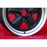 1 Felge Fuchs 9x17 5x130 Porsche 944 1987- 944S 944S2 968 928 964 993 996 Boxster 986 rear matt black/diamond cut