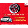 1 wheel Fuchs 9x17 5x130 Porsche 944 1987- 944S 944S2 968 928 964 993 996 Boxster 986 rear RSR style