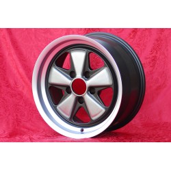 1 cerchio Fuchs 9x17 5x130 Porsche 944 1987- 944S 944S2 968 928 964 993 996 Boxster 986 rear anodized look