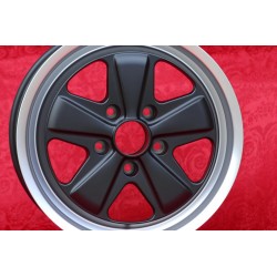 1 wheel Fuchs 7.5x17 5x130 Porsche 944 1987- 944S 944S2 968 928 964 993 996 Boxster 986 matt black/diamond cut