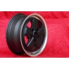 1 cerchio Fuchs 7.5x17 5x130 Porsche 944 1987- 944S 944S2 968 928 964 993 996 Boxster 986 matt black/diamond cut