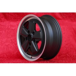 1 cerchio Fuchs 7.5x17 5x130 Porsche 944 1987- 944S 944S2 968 928 964 993 996 Boxster 986 matt black/diamond cut