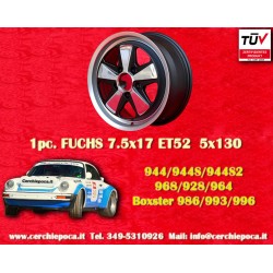 1 jante Fuchs 7.5x17 5x130 Porsche 944 1987- 944S 944S2 968 928 964 993 996 Boxster 986 RSR style