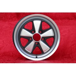 1 cerchio Fuchs 7.5x17 5x130 Porsche 944 1987- 944S 944S2 968 928 964 993 996 Boxster 986 anodized look