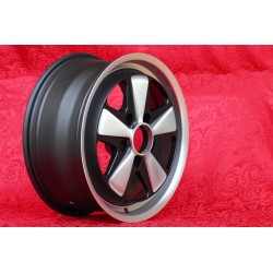 1 wheel Fuchs 7.5x17 5x130 Porsche 944 1987- 944S 944S2 968 928 964 993 996 Boxster 986 anodized look