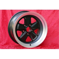 1 wheel Fuchs 10x17 5x130 Porsche 911 SC Carrera -1989 turbo -1987 matt black/diamond cut