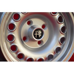 4 jantes Campagnolo 6x14 + 7x14 4x108 Alfa Romeo Giulia 105 Berlina Coupe Spider GT GTA GTC